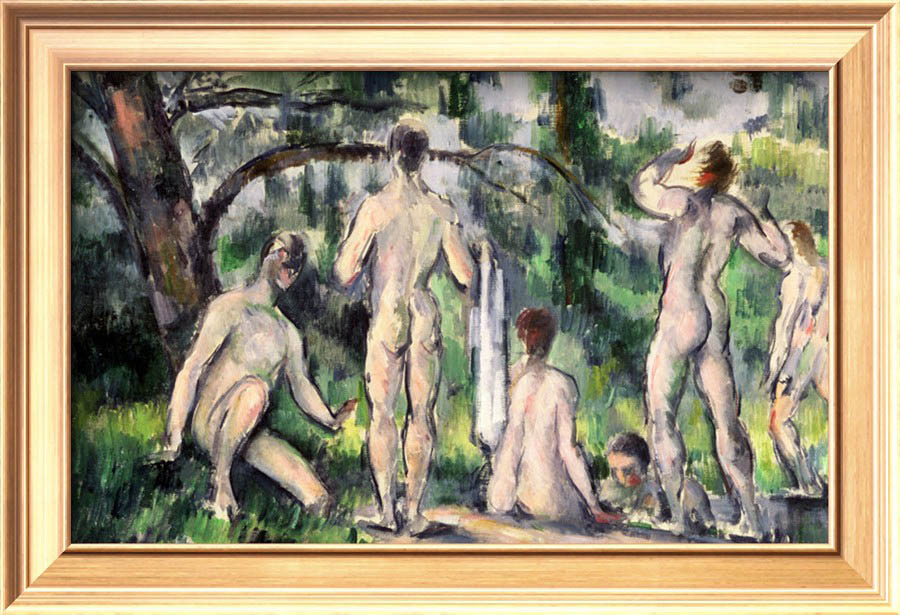 Study of Bathers, circa 1895-98 By Paul Cezanne